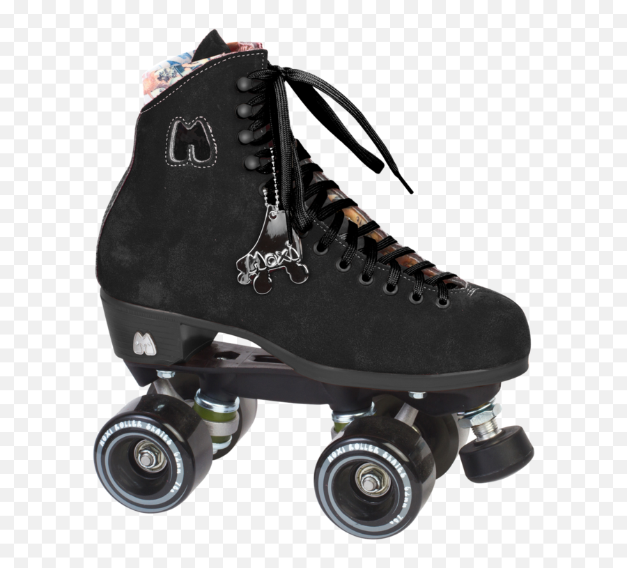 Classic Black Suede - Moxi Lolly Roller Skates Black Png,Roller Skates Png