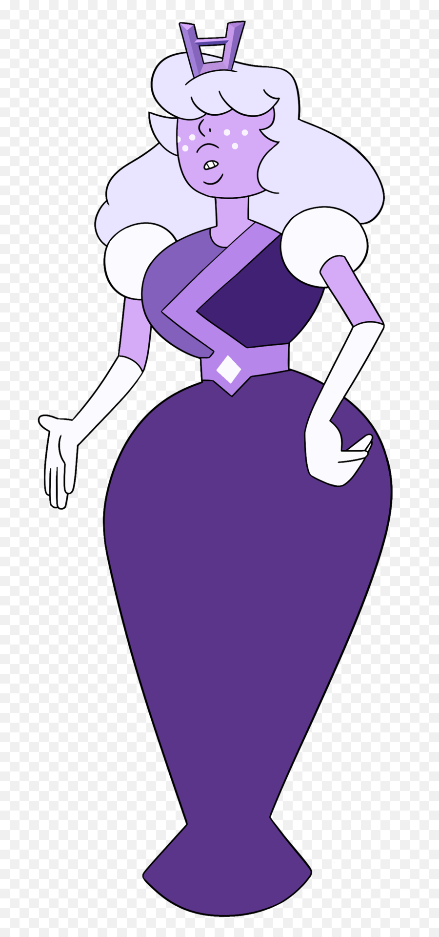 Purple Diamond - Cartoon Png,Purple Diamond Png