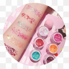 Chimi Face Makeup Sequins Glitter Various Designs - Nail Polish Png,Sequins Png
