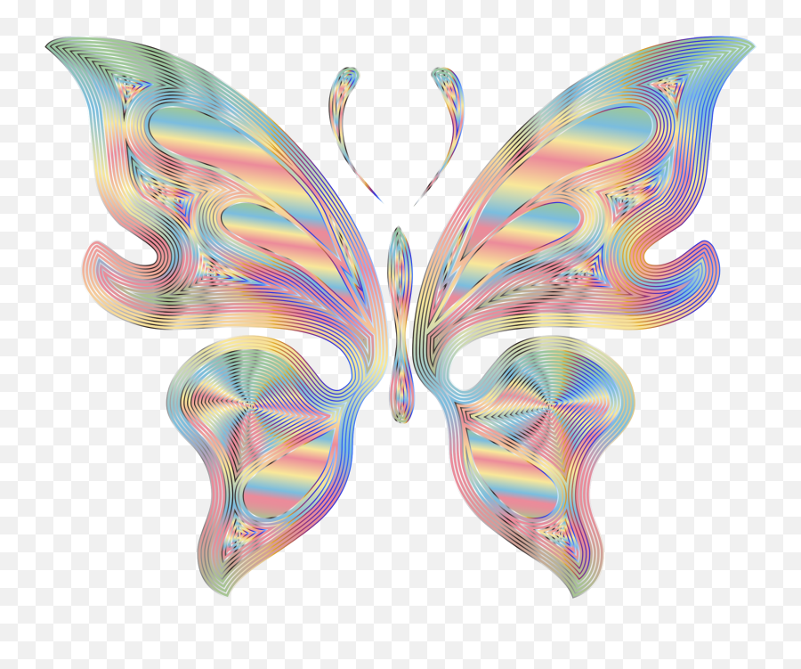 Butterfly Clipart No Background - Butterfly Wings Transparent Background Colourful Butterfly Transparent Png,Butterfly Clipart Transparent Background