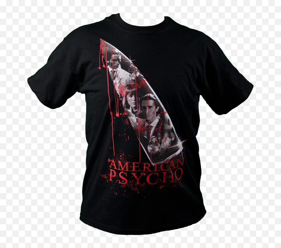 American Psycho - Bloody Knife Male Tshirt By Neca Active Shirt Png,Bloody Knife Transparent