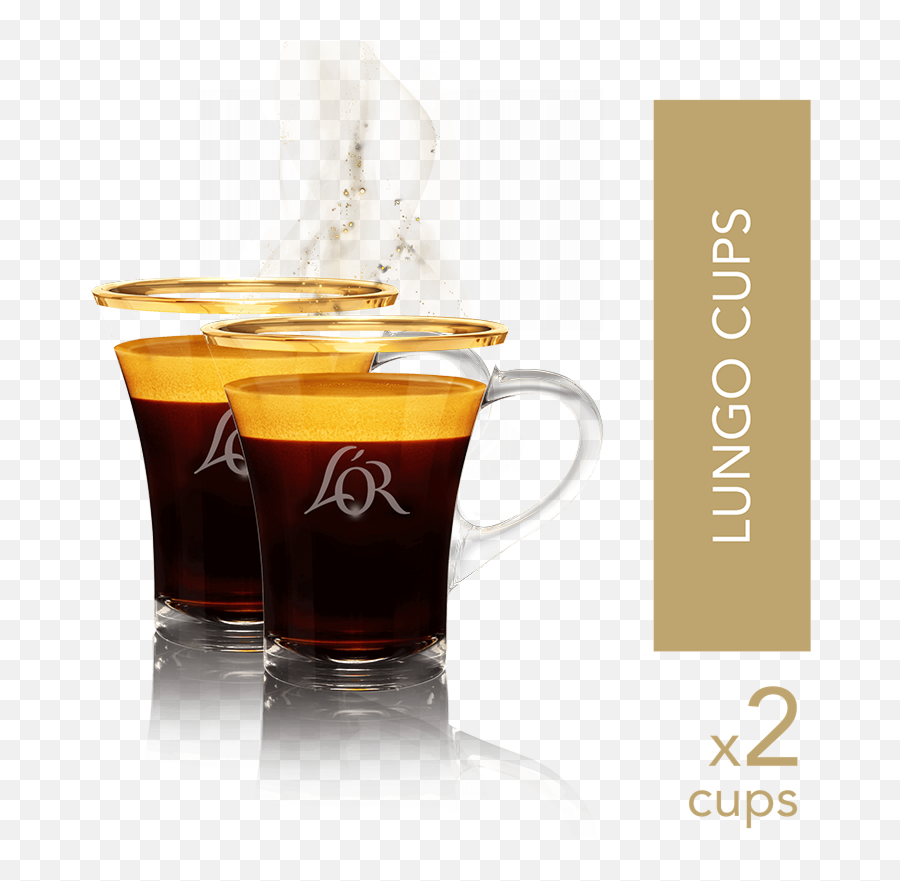 2 Lungo Cups Png Cup Of Coffee Transparent