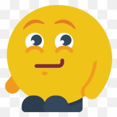 Smirk - Emoji Relajado png