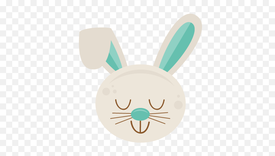 Easter Bunny Svg Scrapbook Cut File - Happy Png,Easter Bunny Ears Png