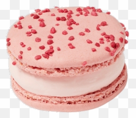 Iced Macaron Rose - Cake Decorating Supply Png,Macaron Png