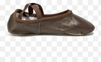Confident Cocoa Leather Ballet Shoe - Round Toe Png,Ballet Shoes Png
