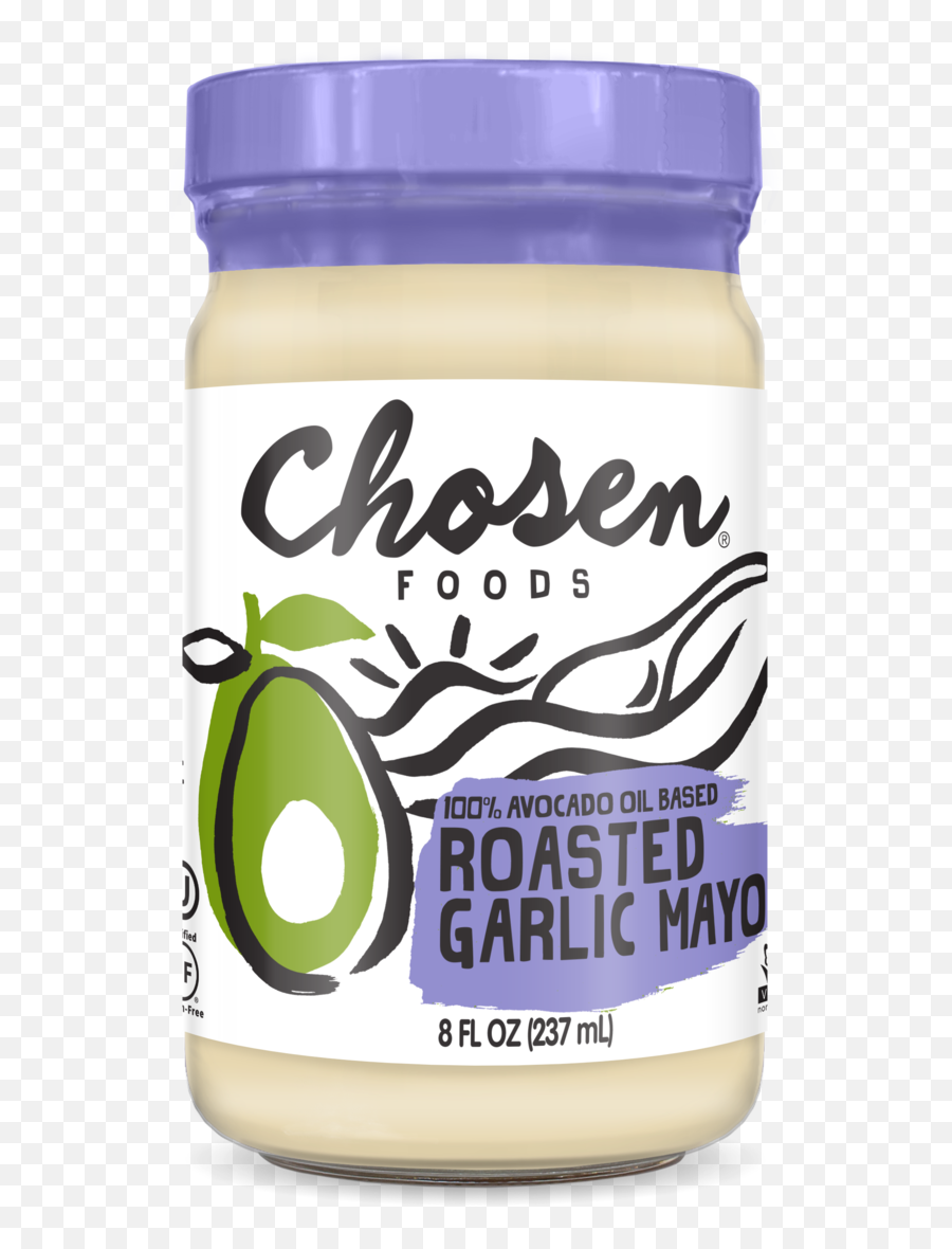 Roasted Garlic Avocado Oil Mayo - Chosen Foods Mayo Keto Png,Mayo Png