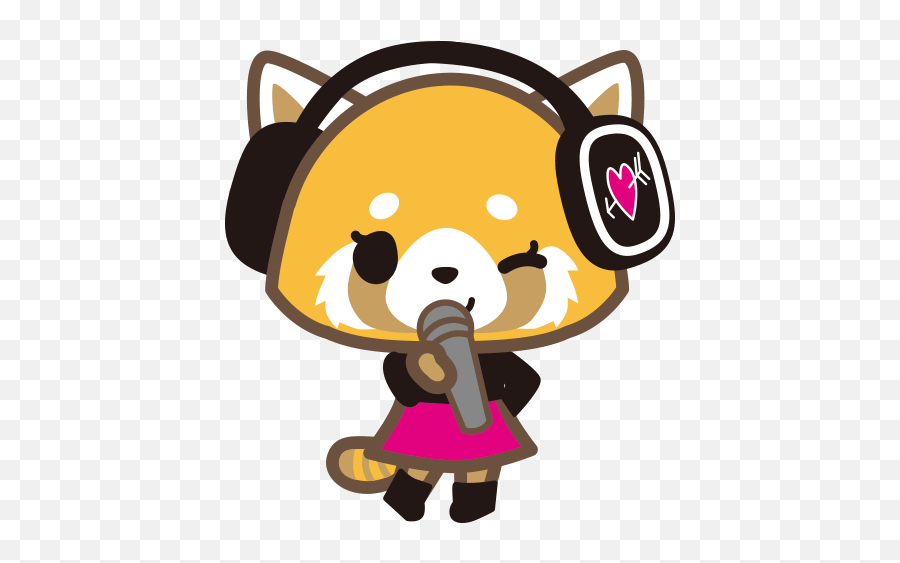 Sanrio Character Ranking 2018 - Retsuko Microphone Png,Gudetama Png