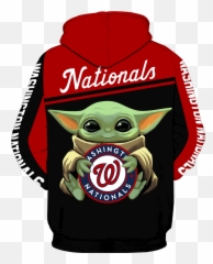 Washington Nationals Baby Yoda New Full All Over Print K1285 - Naruto Hoodie Jiraiya And Naruto Png,Washington Nationals Logo Png
