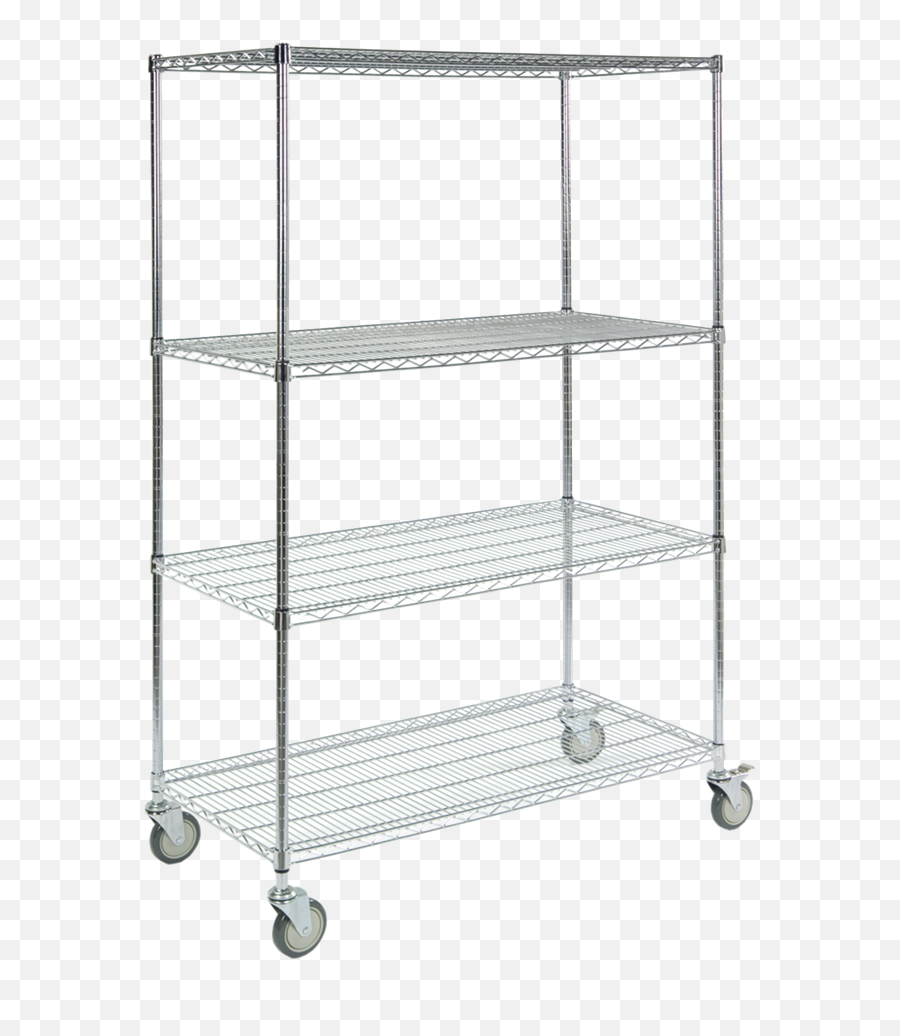 Wire Cart With Casters 4 - Wire Cart Png,Shelf Png