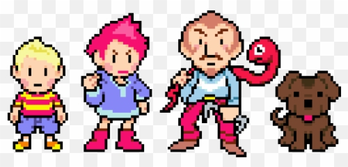 Masked Man Sprites - De Mother 3 png
