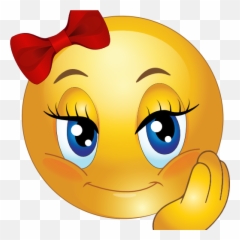 Girl Smiley Clipart Free - Smiley Clipart Png,Excited Emoji Png