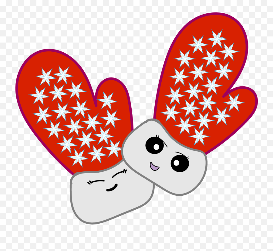 Cute Winter Gloves - Dot Png,Icon Cold Weather Gloves