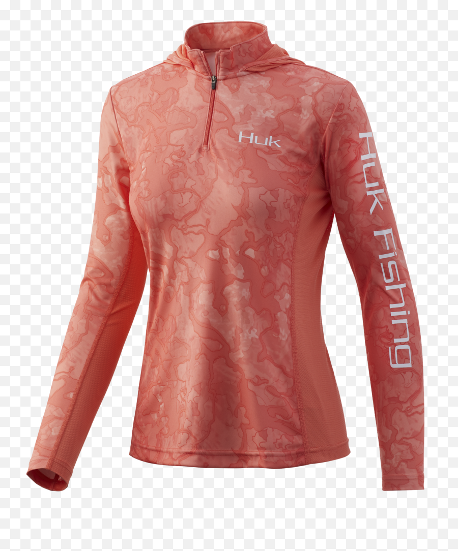 Womenu0027s Fishing Apparel Huk Gear - Long Sleeve Png,Red Icon Vest