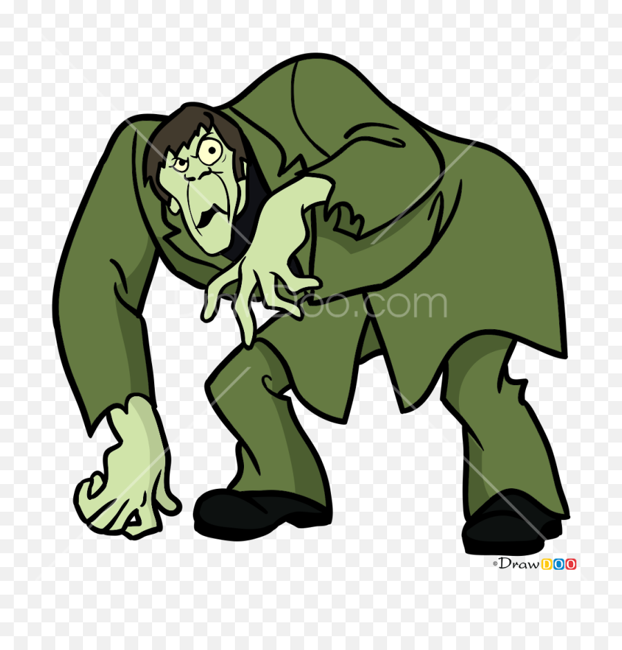 How To Draw The Creeper Scooby Doo Png - Scooby Doo Monsters Transparent,Creeper Transparent