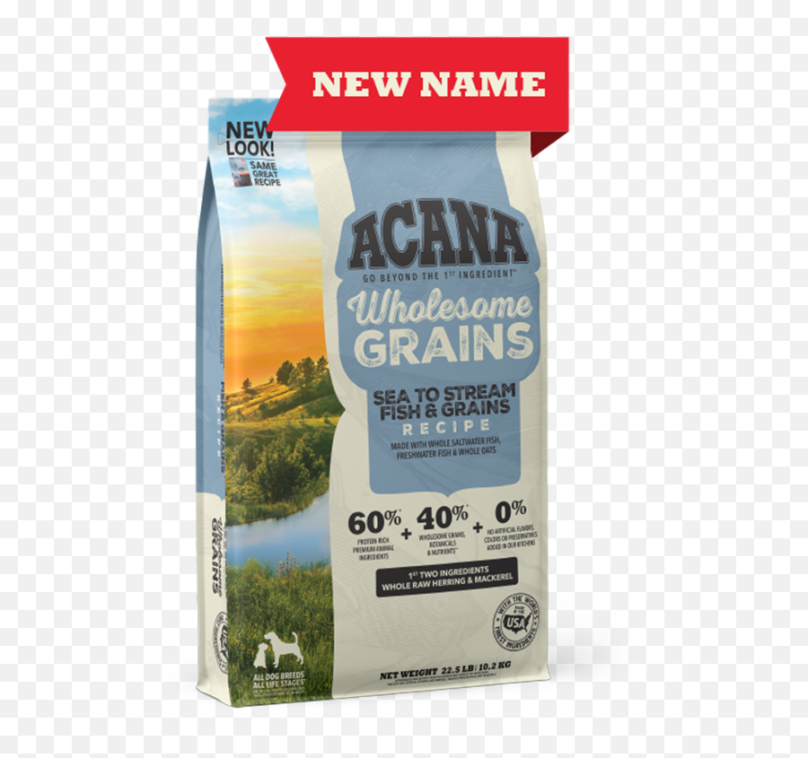 Sea To Stream Fish Grains Recipes - Acana Sea To Stream Dog Food Png,Clean Wholesome Icon