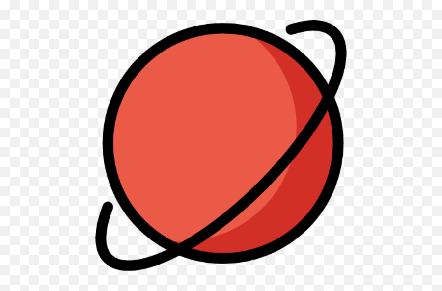 Ringed Emoji - Planet Emoji Png,Planet Icon Set
