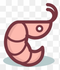 Capitalist Food Drinks Icon Set Flat - Shrimp Transparent png