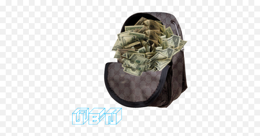 Open Money Bag Png - Duffle Bag Of Money Png Full Size Png Duffle Bag Money Png,Money Bag Transparent Background