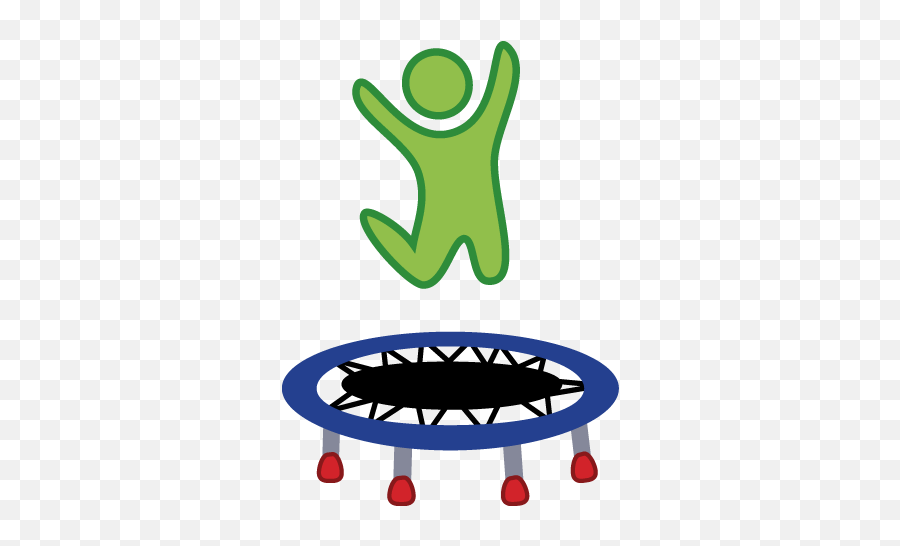 Clipart Trampoline Png - Jumping On A Trampoline,Trampoline Png