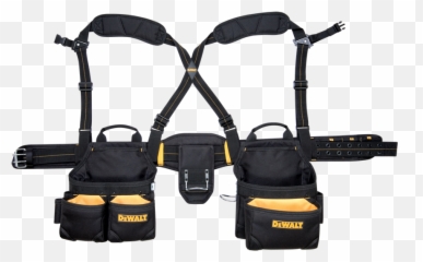 Dewalt Tool Belt With Suspenders Png - Framing Tool Belt Pouch,Suspenders Png