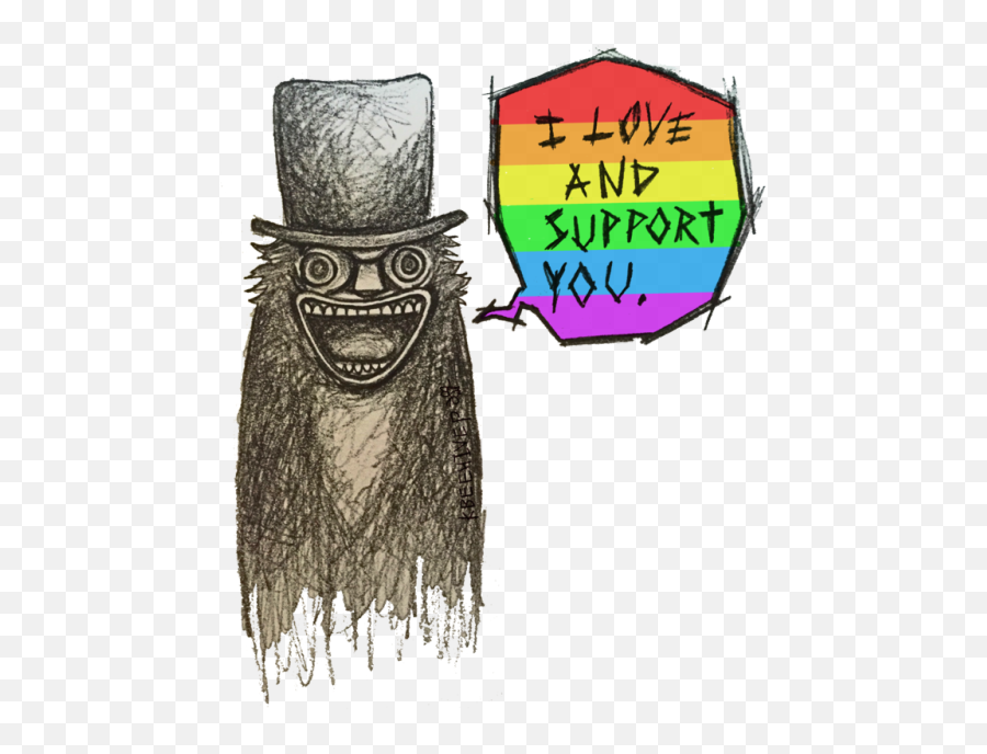 Download The Babadook Is Really Hardcore - Gay Icon Png Babadook Discord Emoji,Gay Icon Png