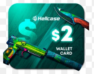 Hellcasecom 2 Usd Wallet Card Code G2playnet - Weapons png