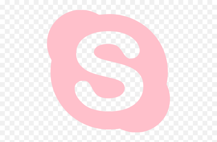 Pink Skype 6 Icon - Free Pink Social Icons Skype Logo White Png,Icon For Skype