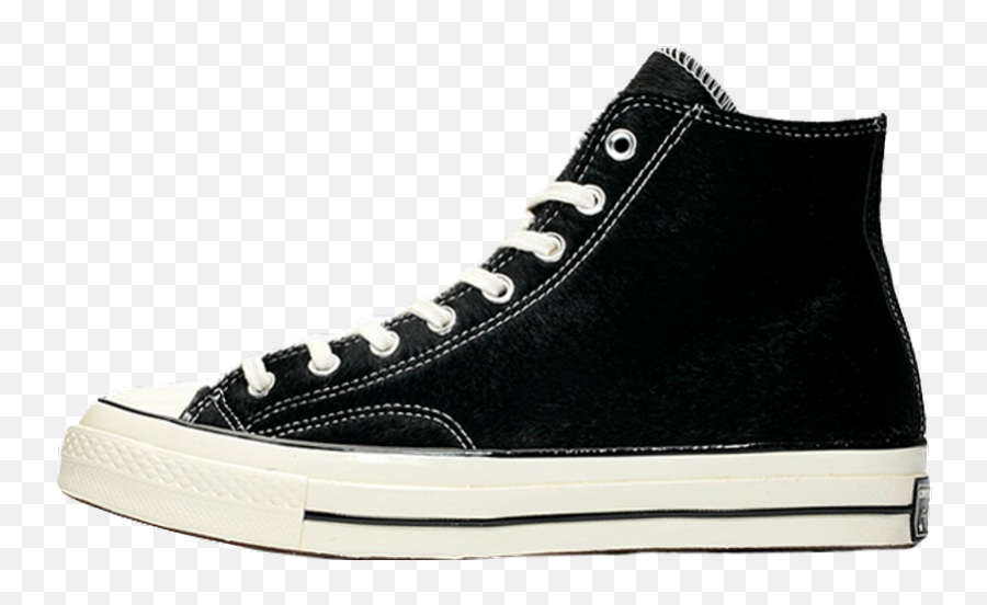 Converse Chuck 70 Pony Hair High Top Black 164588c Qs - Converse Chuck Taylor 70 Bleu Png,Converse Icon Pro Leather Basketball Shoe Men's For Sale