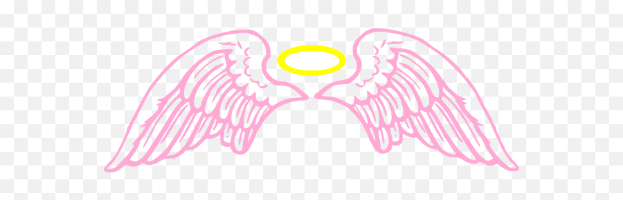 Pink - Angelwingswithhalohipng Clipartsco Angel Wings Clip Art,Angel Wings Png
