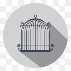 Poultry House - Bird Cage Silhouette png