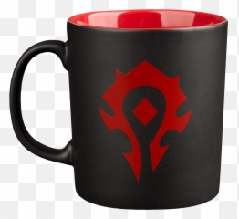 World Of Warcraft Horde Logo Mug Popcultcha - Mug Word Of Warcraft Png,Warcraft Logo