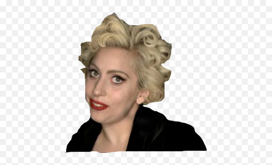 Lady Gaga Reactions Stickers For Telegram - Girl Png,Lady Gaga Transparent