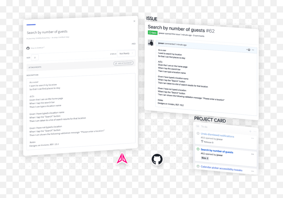 User Story Mapping With Github Avion - Screenshot Png,Git Hub Logo