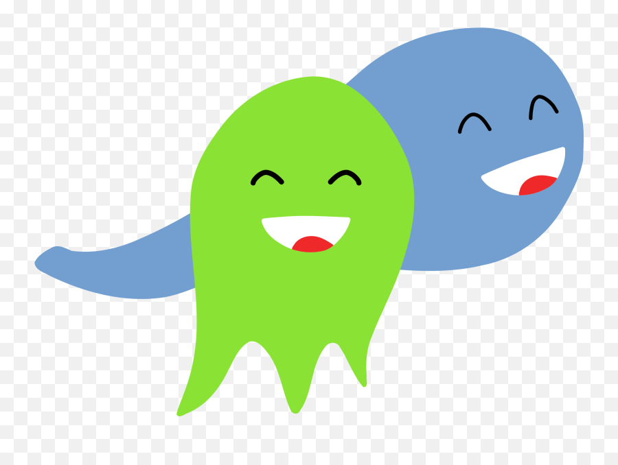 Ghostly Clipart Smiling Ghost - Smiling Ghosts Png Clip Art,Ghost Emoji Png