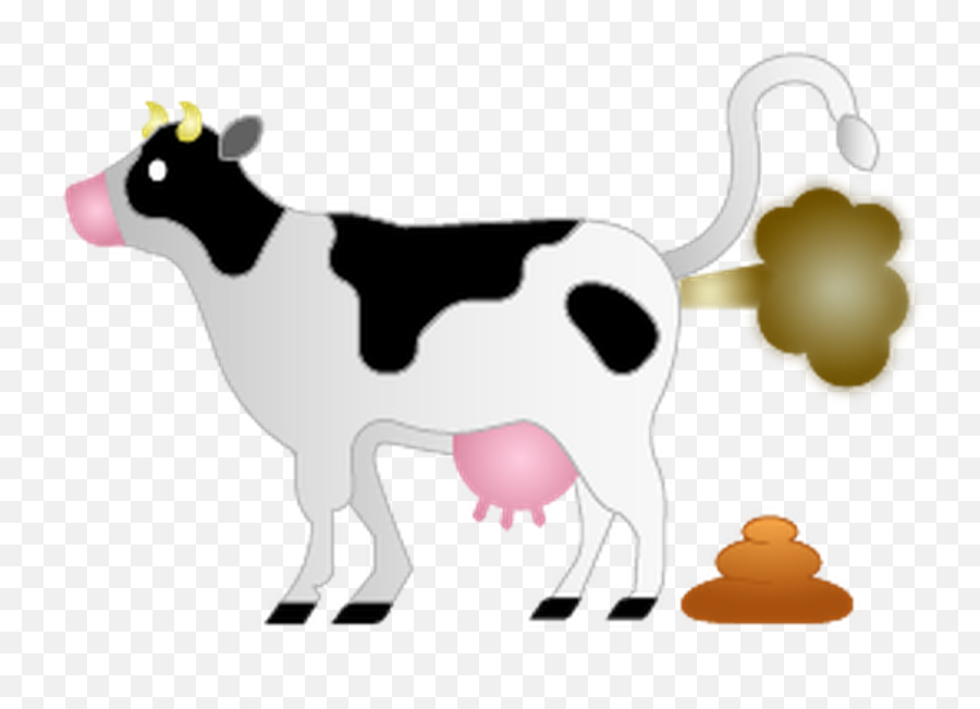 Cow Farting Methane Emoji - Cow Fart Png,Cow Emoji Png