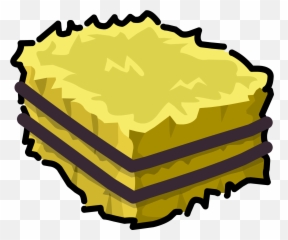 Hay - Transparent Hay Bale Outline Png,Hay Png