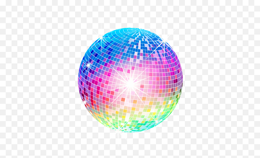 Disco Ball Colorful Sparkling Colors Lights Fun Party - Colorful Disco Ball Transparent Background Png,Disco Lights Png