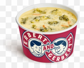 Cheddar Cheese U0026 Broccoli Erbert Gerbertu0027s Sandwich Shop - Erberts And Gerberts Broccoli Cheese Soup Png,Broccoli Transparent