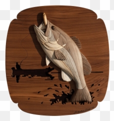 I - 340 Bass Fishing Scroll Saw Fish Patterns Png,Bass Fish Png