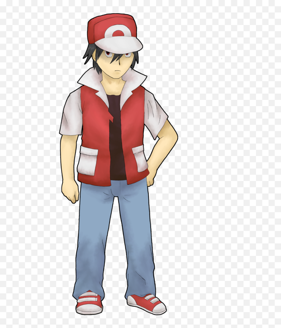 Pokemon Trainer Red Png 6 Image - Pokemon Red Trainers Png,Pokemon Trainer Transparent