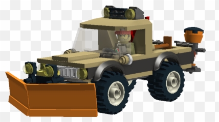 Old Plow Truck - Lego Old Truck Full Size Png Download Armored Car,Plow Png