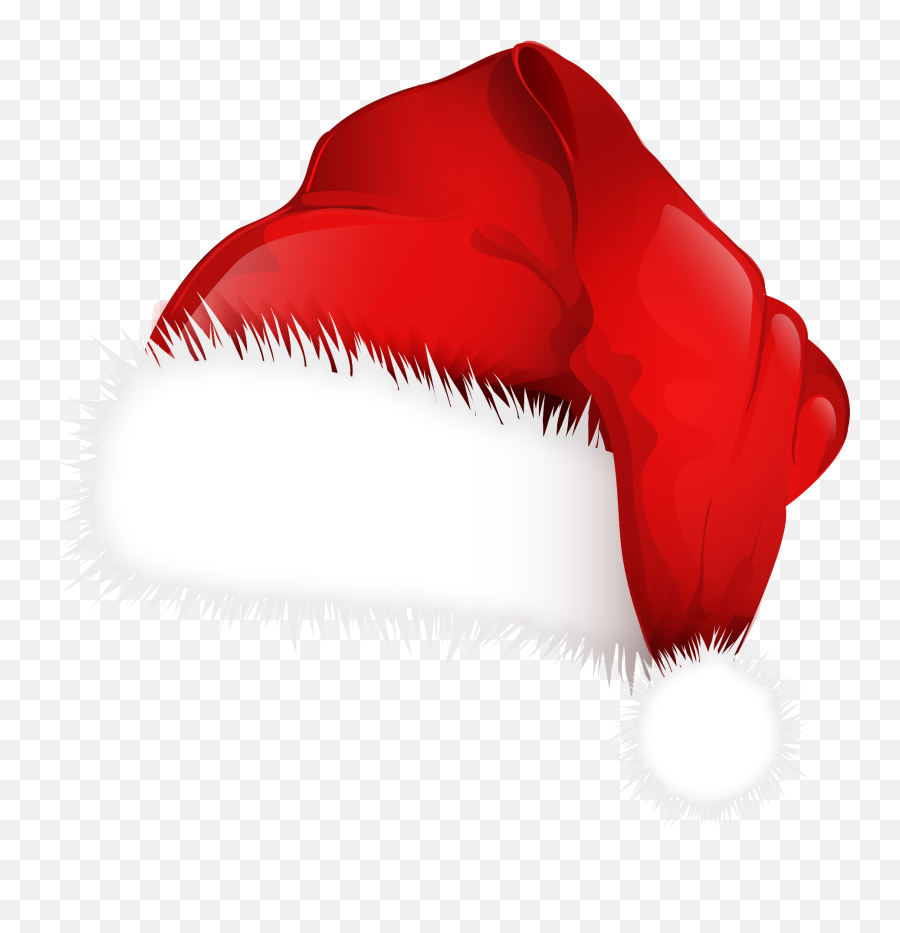 Santa Claus Christmas Hat Clip Art - Transparent Background Santa Hat Clipart Png,Beanie Png