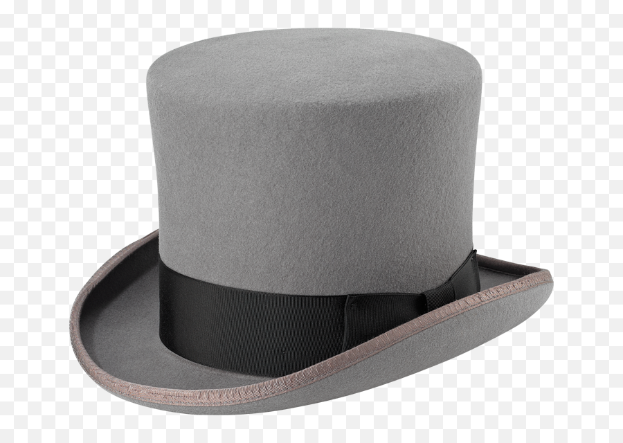 Grey Mad Hatter Hat - Victorian Era Top Hat Png,Mad Hatter Hat Png