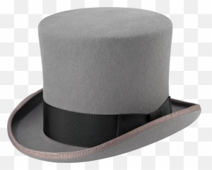 Grey Mad Hatter Hat - Victorian Era Top Hat Png,Mad Hatter Hat Png