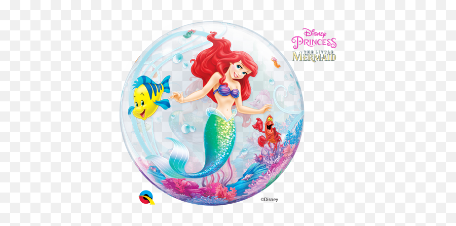 Disney Bubble The Little Mermaid - Little Mermaid Bubble Balloon Png,The Little Mermaid Png