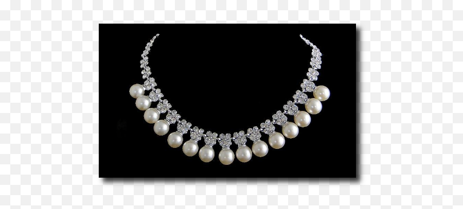 Pearl Necklace Png - Pearl Jewellery Necklace Png,Pearls Png