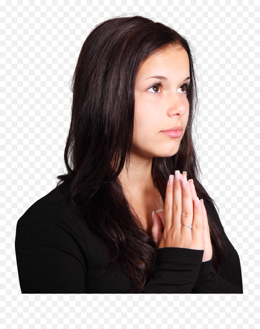 Girl Praying Png Free - Women Praying Png Transparent,Praying Png