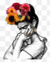 Frida Fridakahlo Flowers - Frida Kahlo Png,Mexican Flowers Png