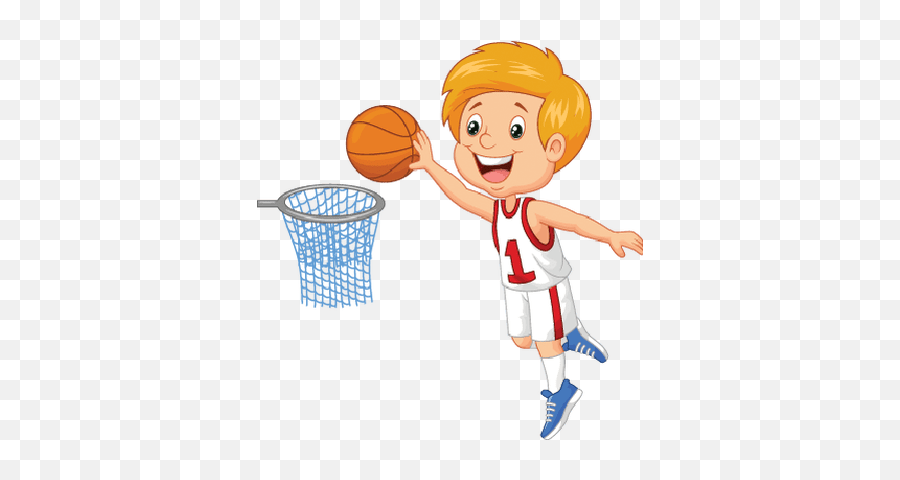 Child Playing Basketball Png Free - Play Basketball Clip Art,Cartoon Basketball Png